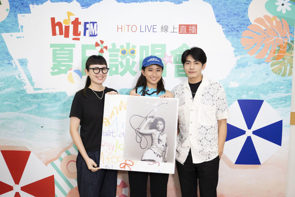 9m88和宋柏緯在hit FM夏日談唱會合體。（圖／hit FM）