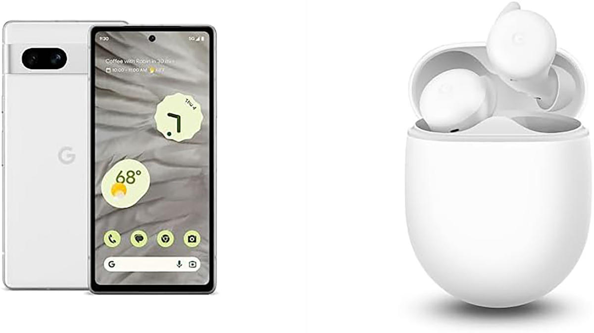 Google Pixel 7a bundle with Pixel Buds A-Series is $100 off at Amazon