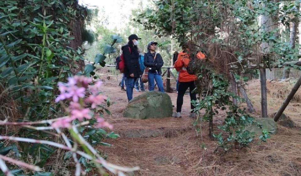 Operación de los Caminos de los Cerros Orientales durante Semana Santa. Imagen cortesía Acueducto de Bogotá.