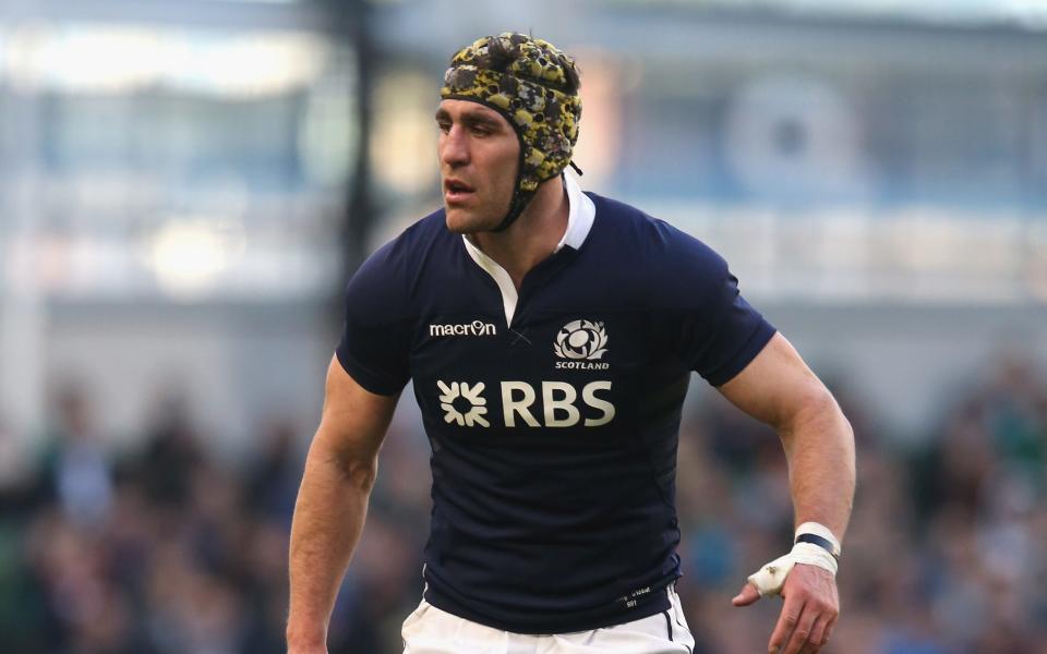 Kelly Brown playing for Scotland - Kelly Brown: 'I was in a brilliant environment at Saracens - and I want to bring the good bits up to Glasgow' - GETTY IMAGES