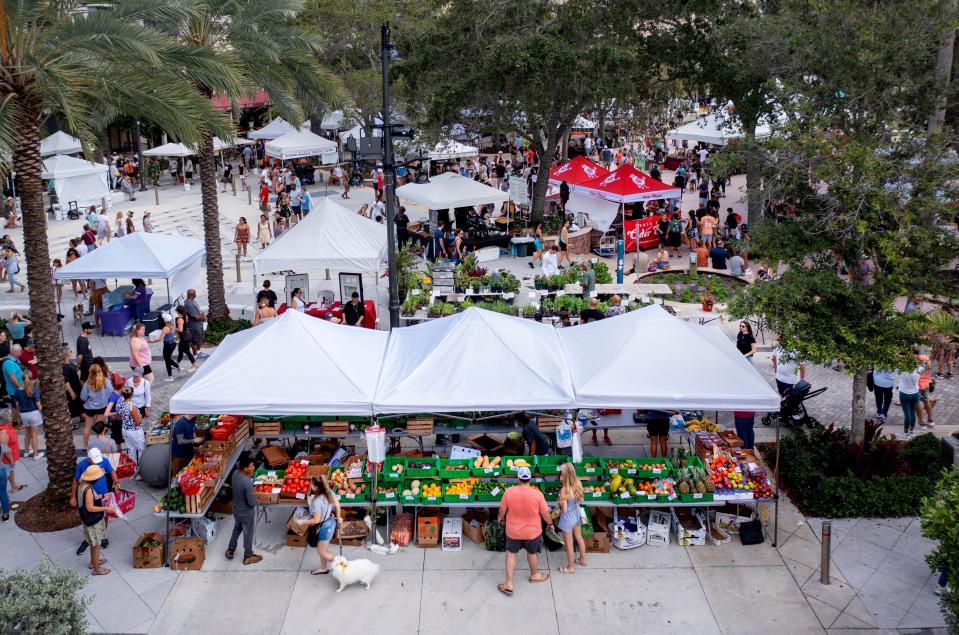 The West Palm Beach GreenMarket on October 8, 2022.