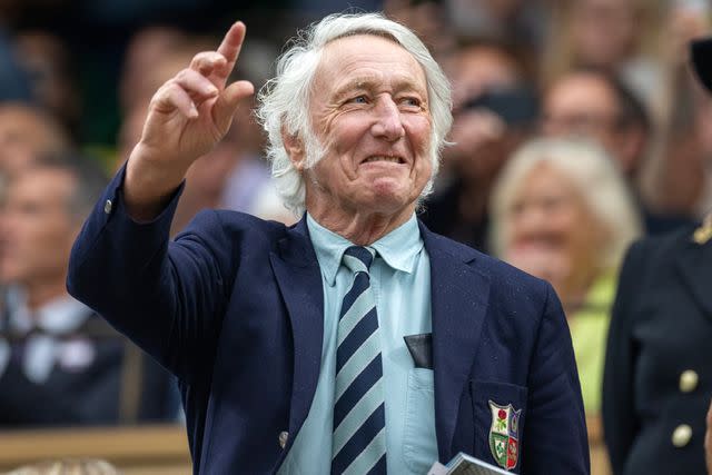 <p>Tim Clayton/Corbis via Getty</p> J. P. R. Williams at the he Wimbledon Lawn Tennis Championships at the All England Lawn Tennis and Croquet Club at Wimbledon on July 8, 2023.