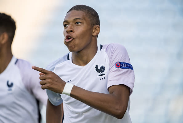 Kylian Mbappe is a reported target for Man City.