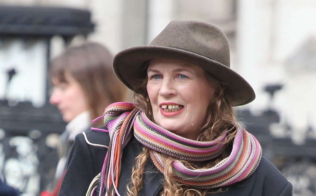 Therapist Siobhain Crosbie outside High Court after hearing in dispute with rival Caroline Ley - Champion News