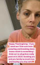 <p>The actress and former talk show host rocked out solo in her living room to start off her Thanksgiving, filming the dance party for her <a href="https://www.instagram.com/busyphilipps/?hl=en" rel="nofollow noopener" target="_blank" data-ylk="slk:Instagram Story.;elm:context_link;itc:0;sec:content-canvas" class="link ">Instagram Story. </a></p> <p>"Happy Thanksgiving — If you need me I'll be over here sweating and breaking down boxes which is something I think we've all gotten really good at in 2020. Sending you and you [sic] family so much love and hoping you stay safe," the mom of two wrote. </p>