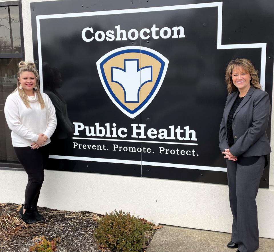 Olivia Elson was hired about a month ago as the health educator for the Coshocton Public Health District. Debra Eppley came on Jan. 2 as the new health commissioner, replacing Steve Lonsiger.