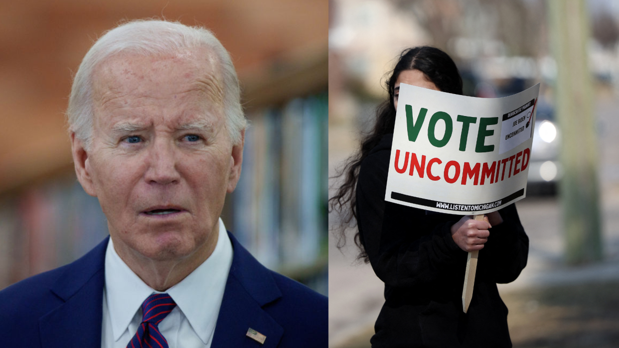 Des milliers d’électeurs ont décidé de pas soutenir le président Joe Biden lors de la primaire démocrate du Michigan en raison du soutien de son administration à Israël dans sa guerre contre le Hamas.