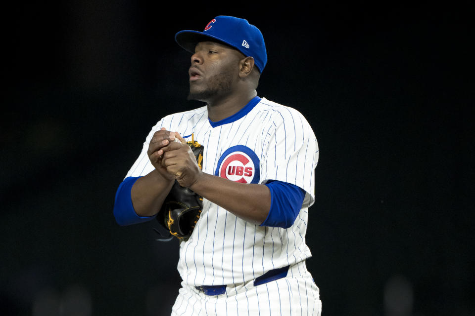 Héctor Neris of the Chicago Cubs 