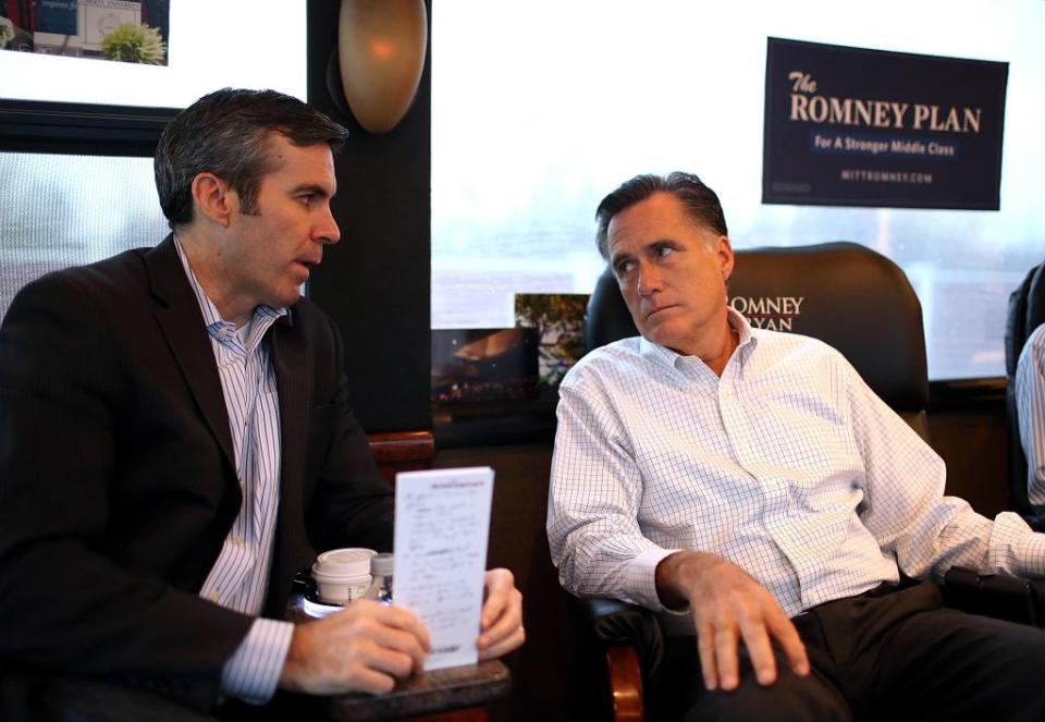 Kevin Madden with Romney