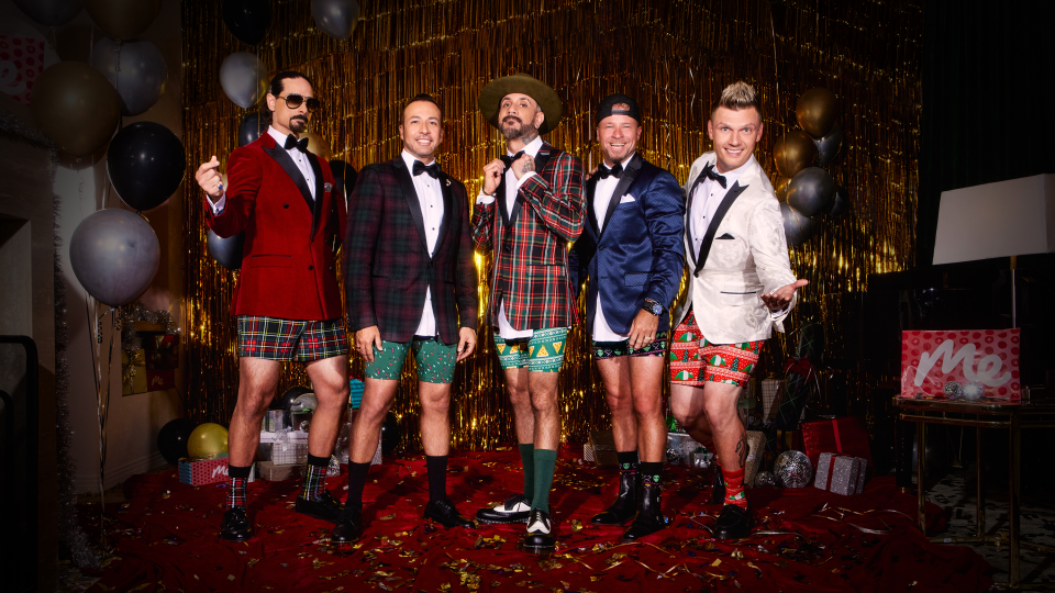 MeUndies has partnered with the Backstreet Boys to celebrate the release of their Christmas album, “A Very Backstreet Christmas.”