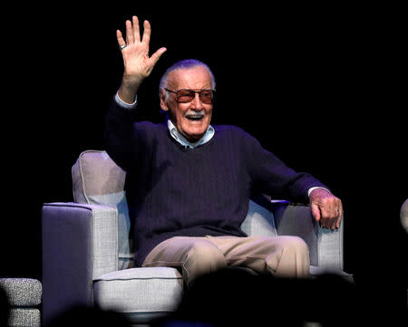 FILE PHOTO: Marvel Comics co-creator Stan Lee attends a tribute event "Extraordinary: Stan Lee" at the Saban Theatre in Beverly Hills, California, U.S., August 22, 2017. REUTERS/Mario Anzuoni/File Photo