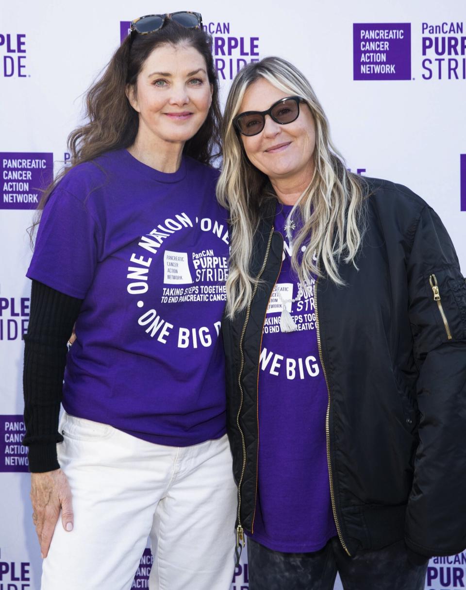 Jean Trebek and Nicky Trebek at PanCAN PurpleStride LA 2022