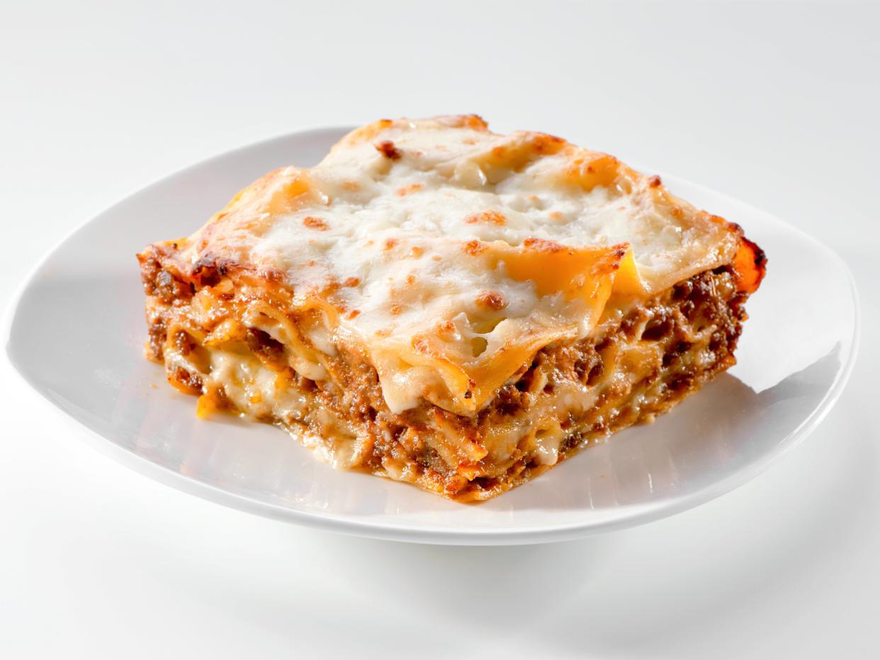 <p>‘Abolish lasagne’ trended on Twitter on Wednesday after a senator’s powerpoint was photoshopped </p> (Shuttershock/ art nick)