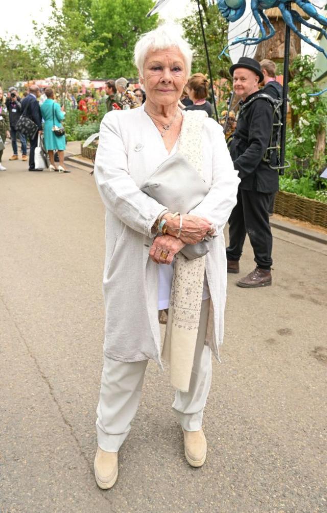 Dame Judi Dench enjoys Chelsea Flower Show with her daughter, Finty