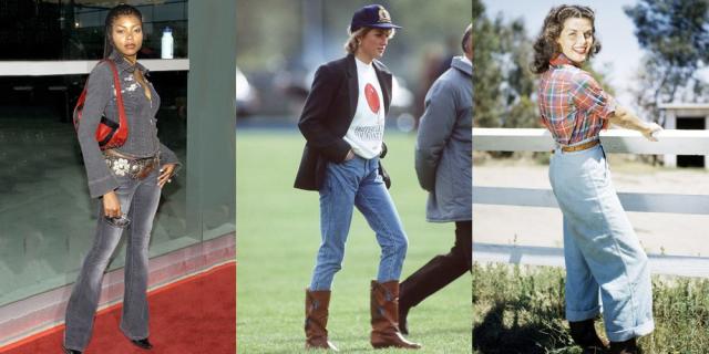 BIG CUFF JEANS ARE IN STYLE AND LOOK ULTRA CHIC - 50 IS NOT OLD