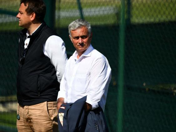 Mourinho attended Wimbledon and the British Grand Prix this week (PA)