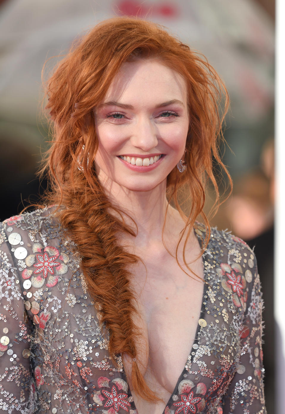 best celeb red hair Eleanor Tomlinson