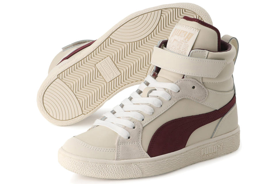 PUMA x JUNE AMBROSE Keeping Score Women’s Ralph Sampson Mid Sneakers - Credit: Courtesy of Puma