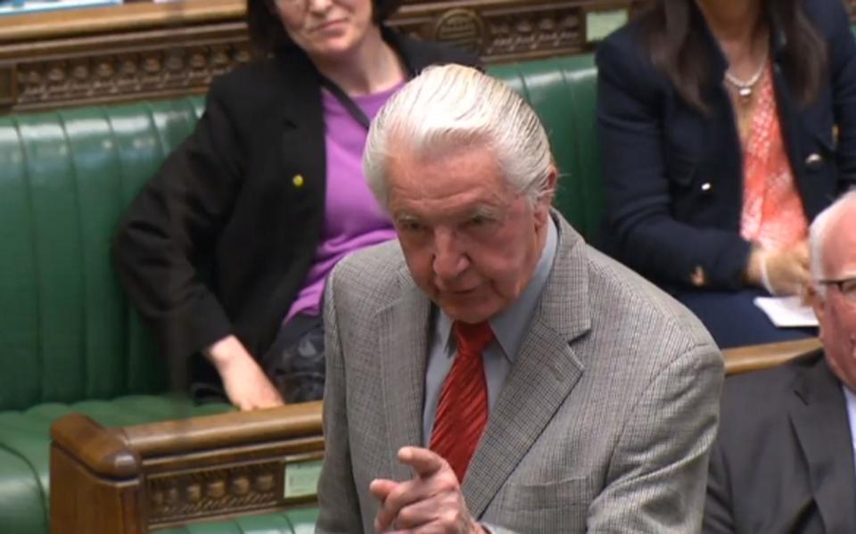 Dennis Skinner has become known for delivering one-liners in the Commons (PA Archive/PA Images)