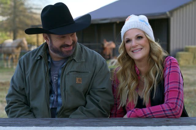 <p>Friends in Low Places/Prime Video</p> Garth Brooks and Trisha Yearwood in 'Friends In Low Places' on Prime Video