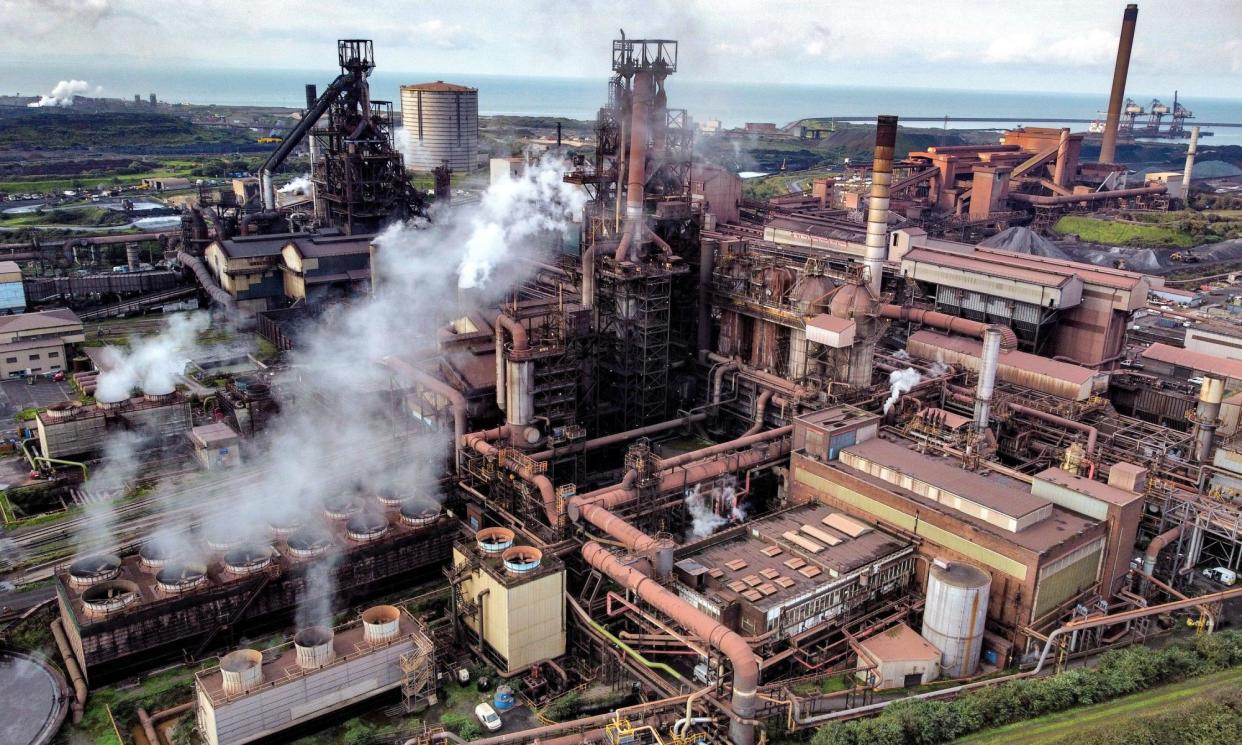 <span>The first blast furnace is due to close at the end of June, followed by the second in September.</span><span>Photograph: Ben Birchall/PA</span>