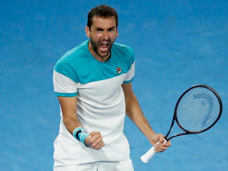 Marin Cilic beat Rafa Nadal to take the other semi-final place against Edmund (Getty Images)