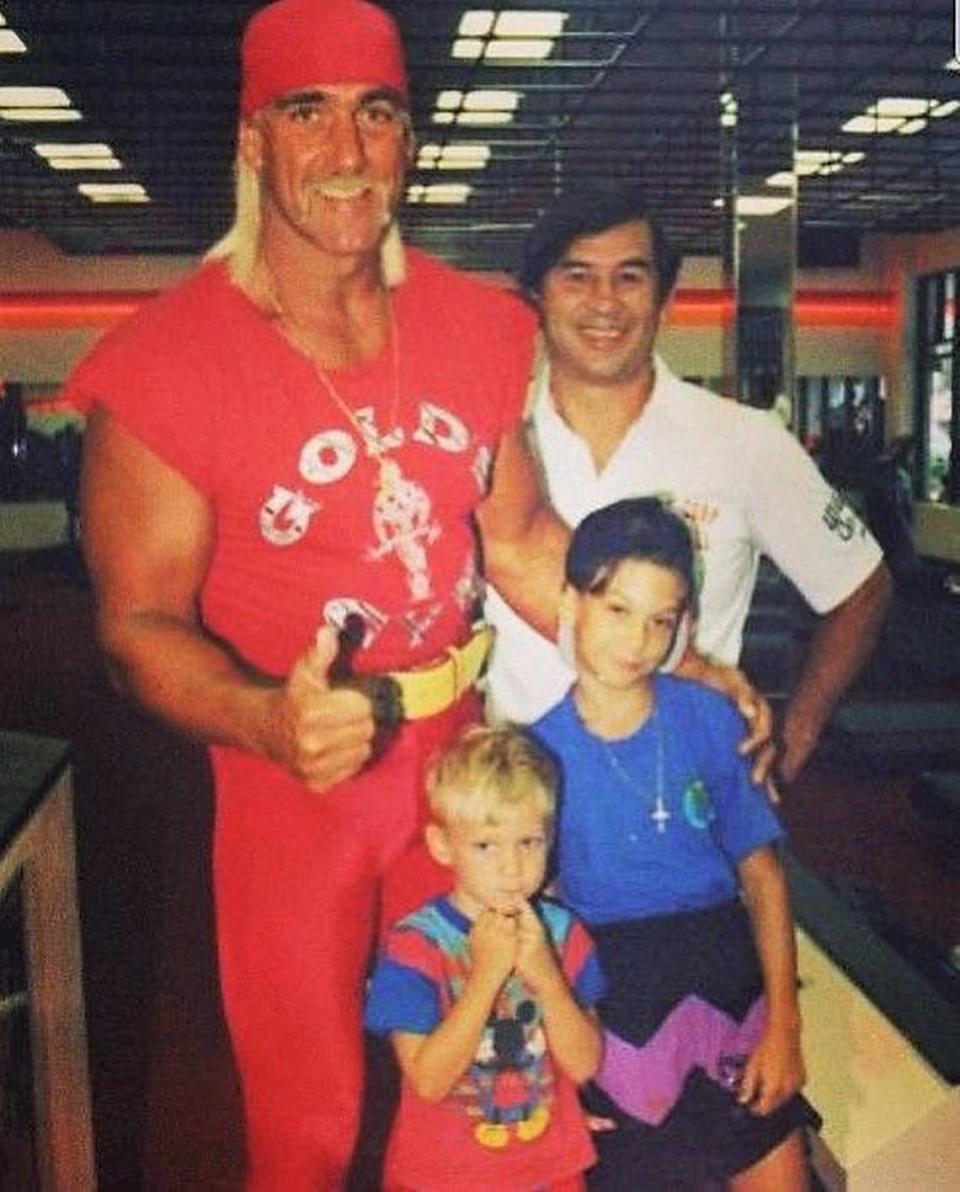 Hulk Hogan with Gerald Brisco and family.