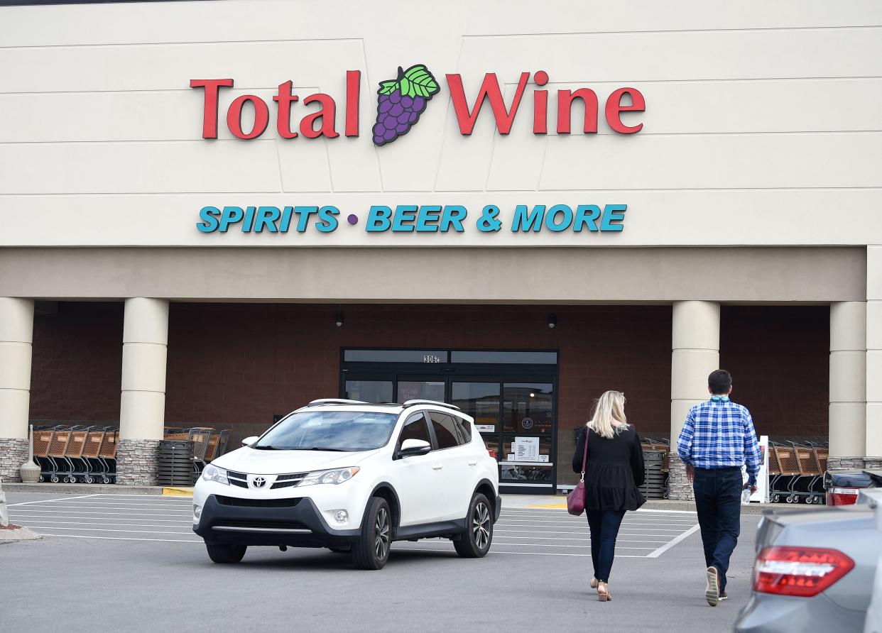The Total Wine & More store in Brentwood, Tenn., Friday, March 11, 2022. 