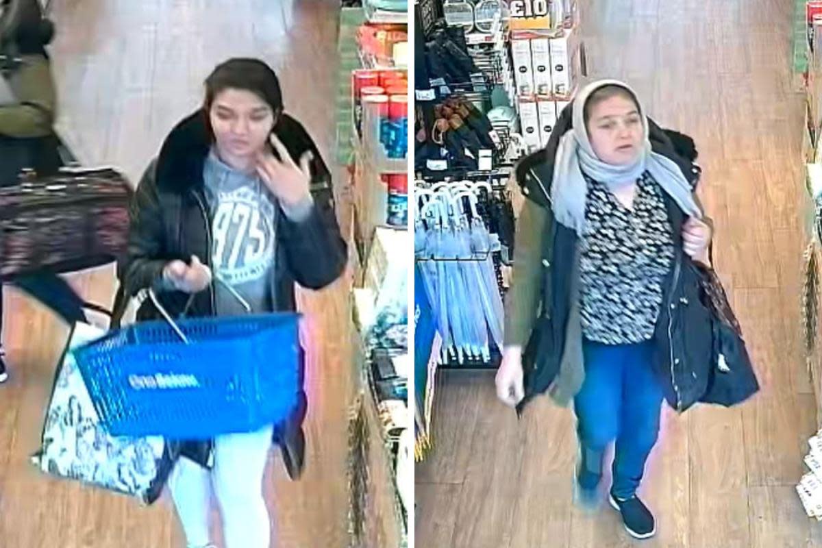 CCTV of two women police want to speak to after a theft at One Below in Selby <i>(Image: North Yorkshire Police)</i>