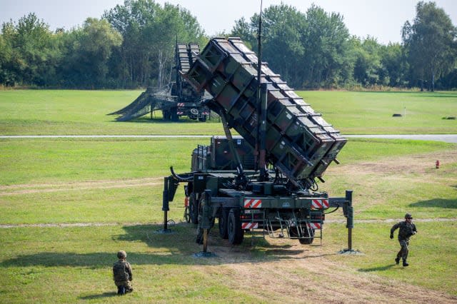 Air defence missile group 21 with "Patriot" system