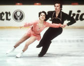 <p>It might seem odd to have a single pairs skater by herself on this list, but it isn’t odd if you look at USSR skater Irina Rodnina’s <a rel="nofollow noopener" href="https://www.olympic.org/Irina-Rodnina" target="_blank" data-ylk="slk:track record;elm:context_link;itc:0;sec:content-canvas" class="link ">track record</a>. She won the gold in pairs skating throughout several games with different partners, and between them, she won every competition she took part in over a period of 11 years. </p>