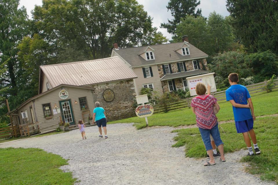 Patrons of Woodside Creamery in Hockessin, enjoy fresh ice cream made with cream from dairy cows raised on the 200 year-old farm.