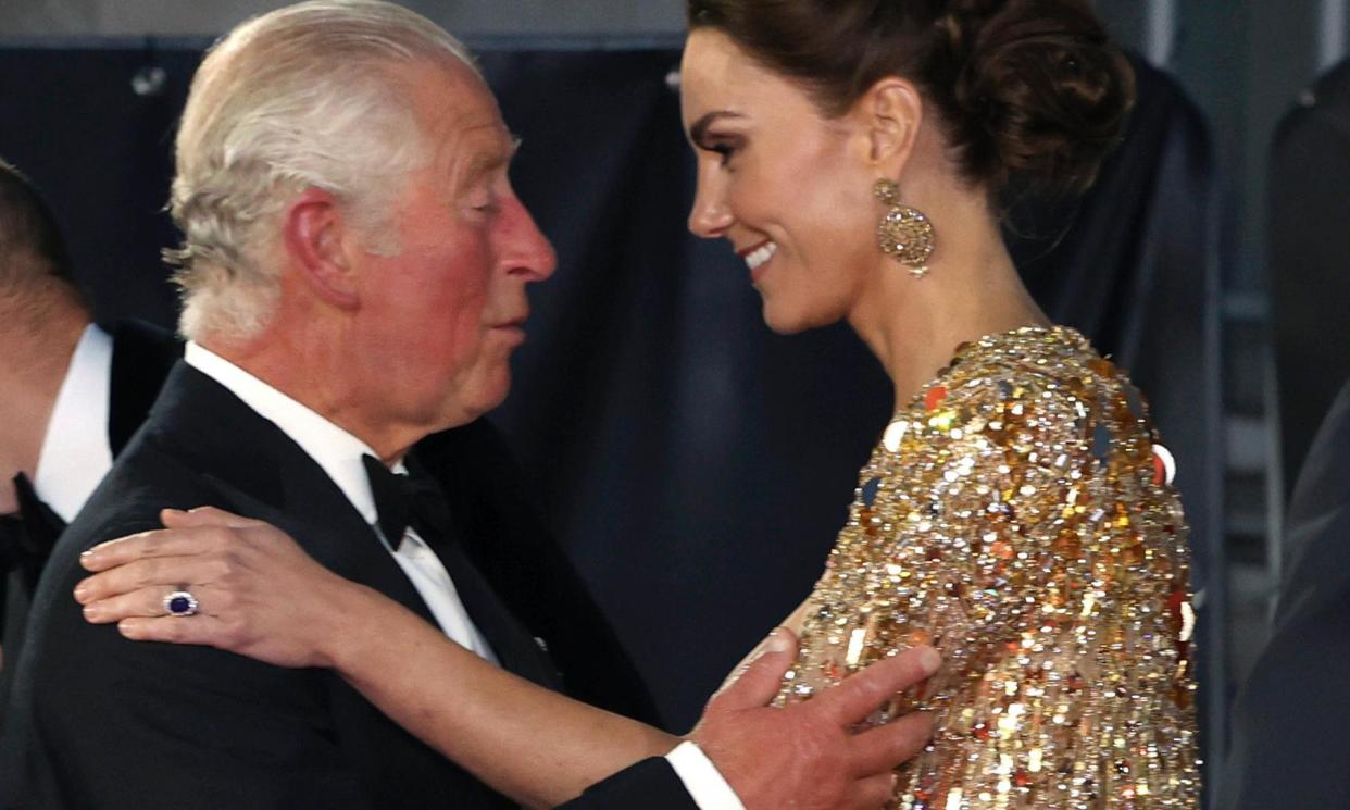 <span>The then Prince Charles with the Duchess of Cambridge in September 2021. </span><span>Photograph: Chris Jackson/AP</span>