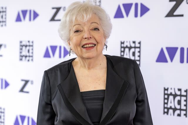 <p>Amanda Edwards/Getty</p> Thelma Schoonmaker at the 74th Annual ACE Eddie Awards