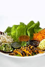 <div class="caption-credit"> Photo by: The Cheesecake Factory</div><p> Another surprise fatty item you might order in an attempt at being health-conscious: TCF's Thai Lettuce Wraps. According to the website Livestrong, that carb-conscious app contains 1,030 calories, 6 grams of fat and 2,350 of sodium. </p>