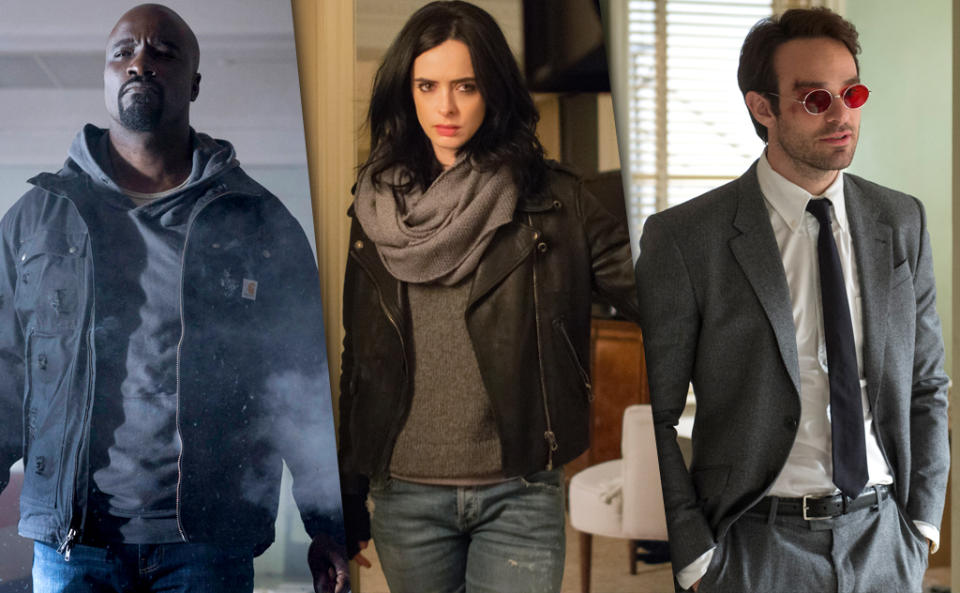 Marvel Netflix Superheroes: Luke Cage, Jessica Jones, Daredevil