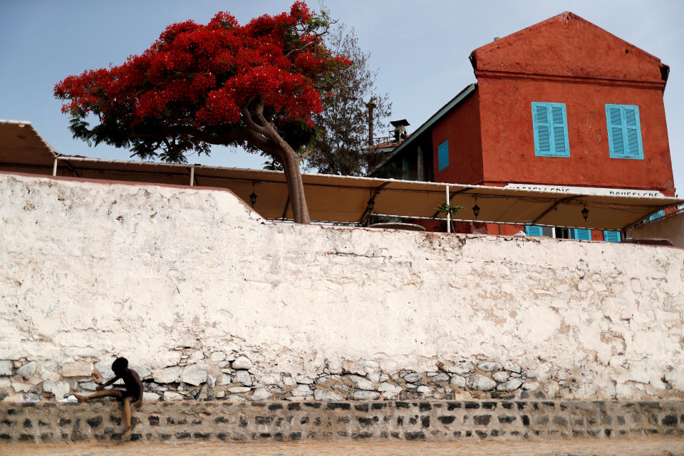 A boy is pictured at Goree Island off the coast of Dakar, Senegal, July 8, 2019. (Photo: Zohra Bensemra/Reuters)