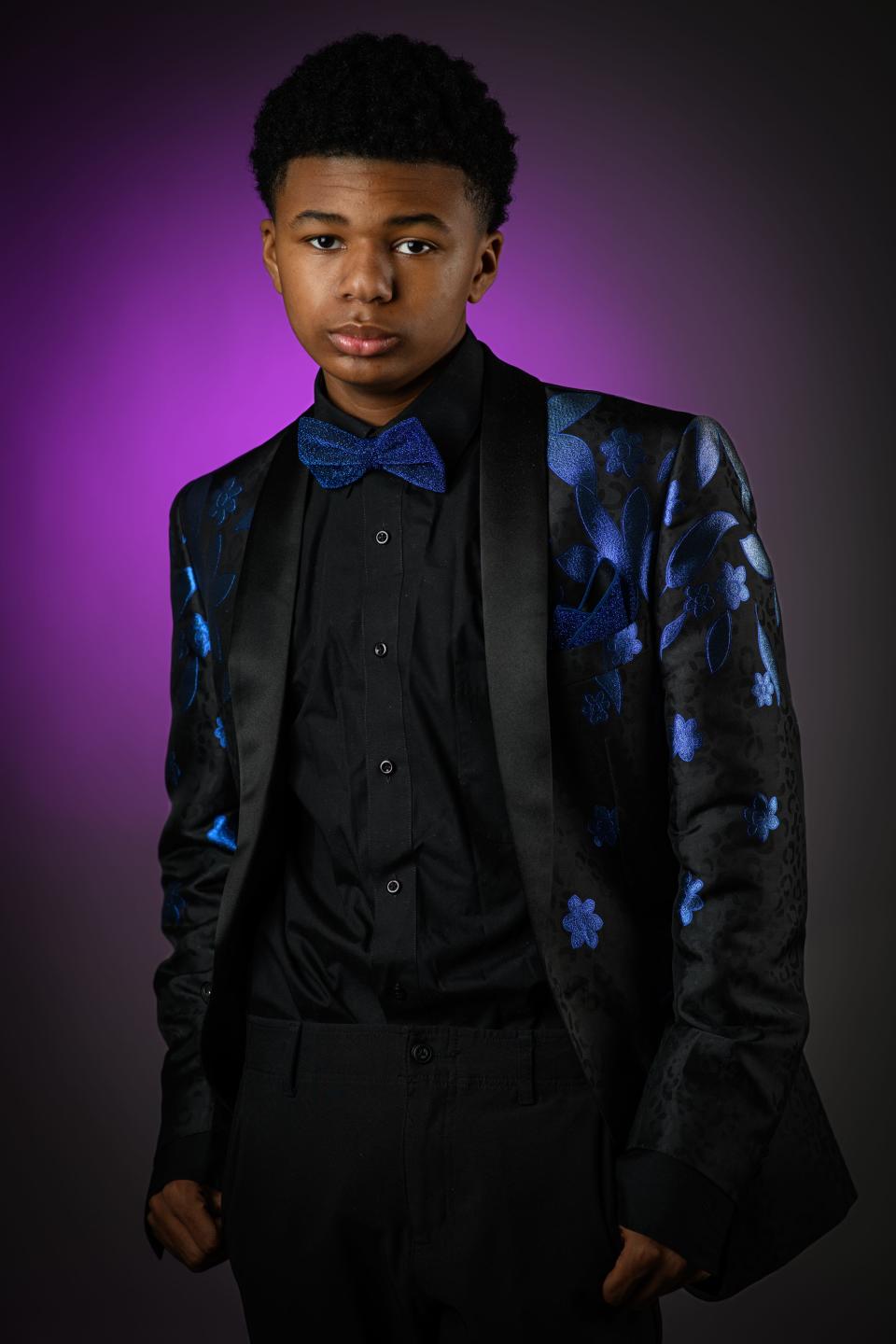 Future Black History Maker: Keigan Thames, 13, attends Cumberland Academy Virtual School and excels at public speaking, acting, modeling and math.