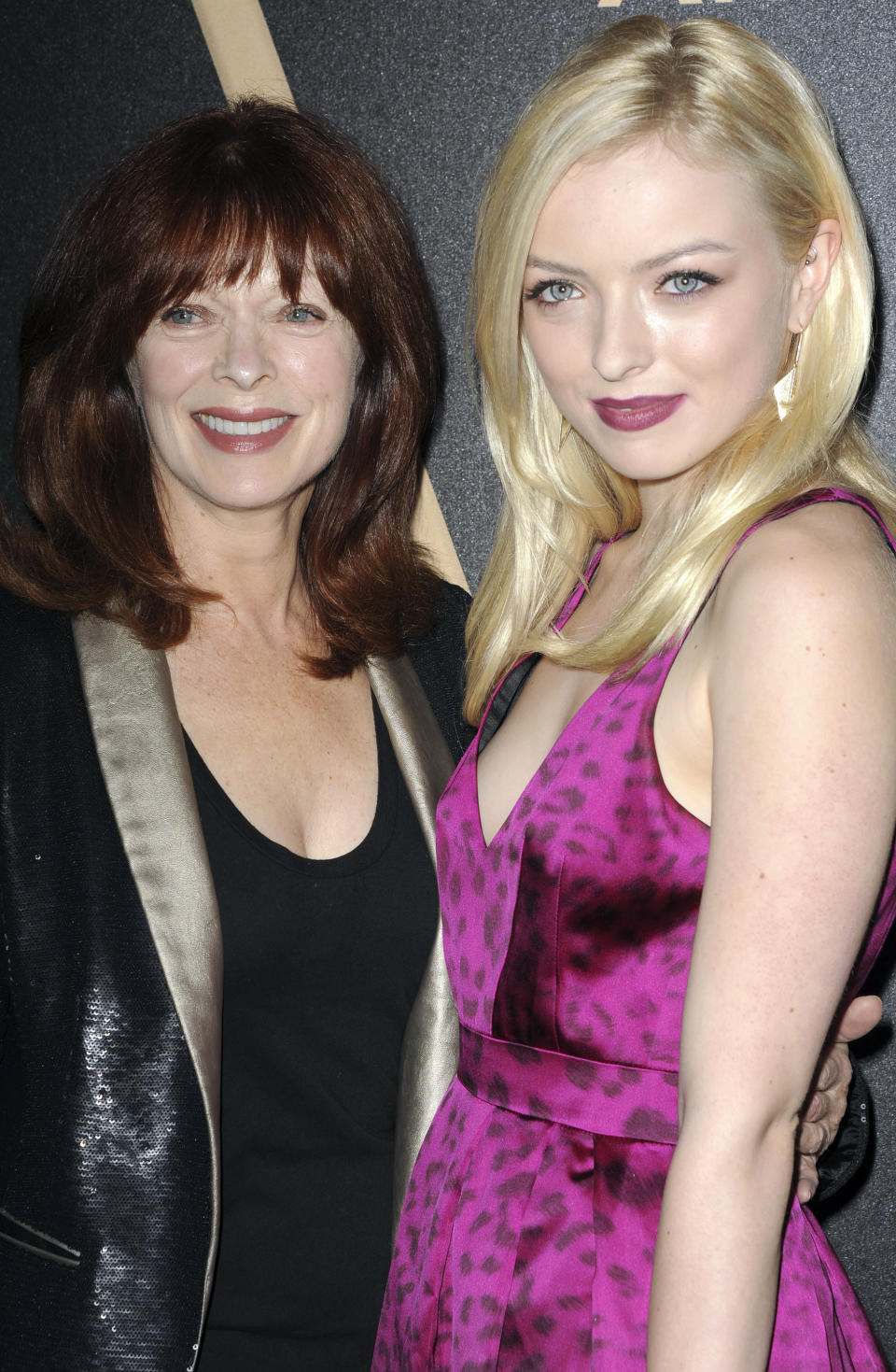 Frances Fisher, at left, and Francesca Eastwood attends HFPA and InStyle's Golden Globe award season celebration at Cecconi's on Thursday, Nov. 29, 2012, in West Hollywood, Calif. (Photo by Katy Winn/Invision/AP)