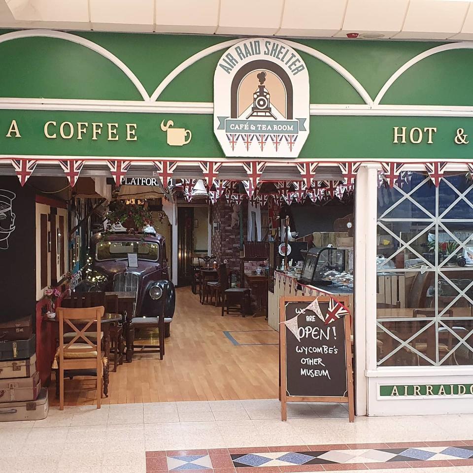 The Air Raid Shelter Cafe and Tea Room (Chris Miller/PA)