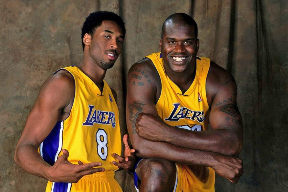 Kobe Bryant and Shaquille O'Neal | Andrew D. Bernstein/Getty Images