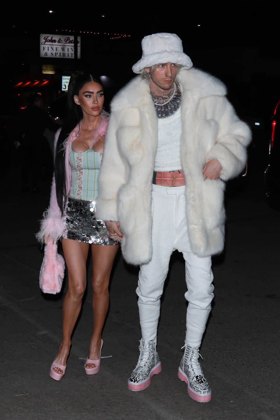 megan fox and machine gun kelly in hollywood