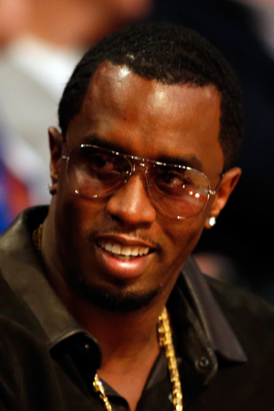 HOUSTON, TX - FEBRUARY 16:  Sean Combs watches the Foot Locker Three-Point Contest part of 2013 NBA All-Star Weekend at the Toyota Center on February 16, 2013 in Houston, Texas. NOTE TO USER: User expressly acknowledges and agrees that, by downloading and or using this photograph, User is consenting to the terms and conditions of the Getty Images License Agreement.  (Photo by Scott Halleran/Getty Images)