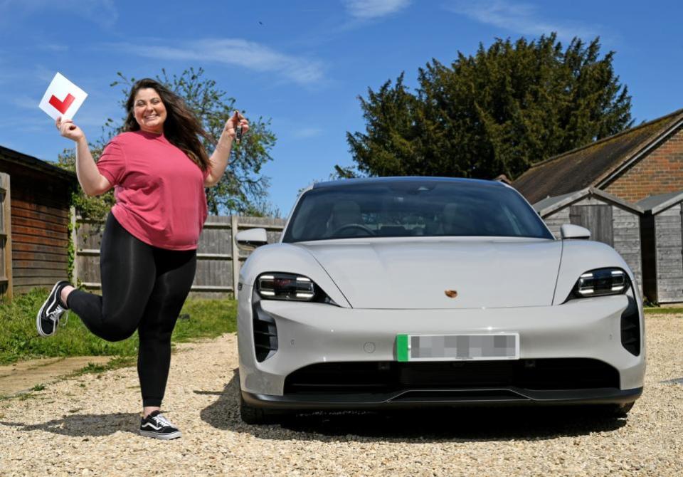 Salisbury Journal: Phoebe Kneller, 23, of Salisbury, won a £100k Porsche before even passing her first driving test.