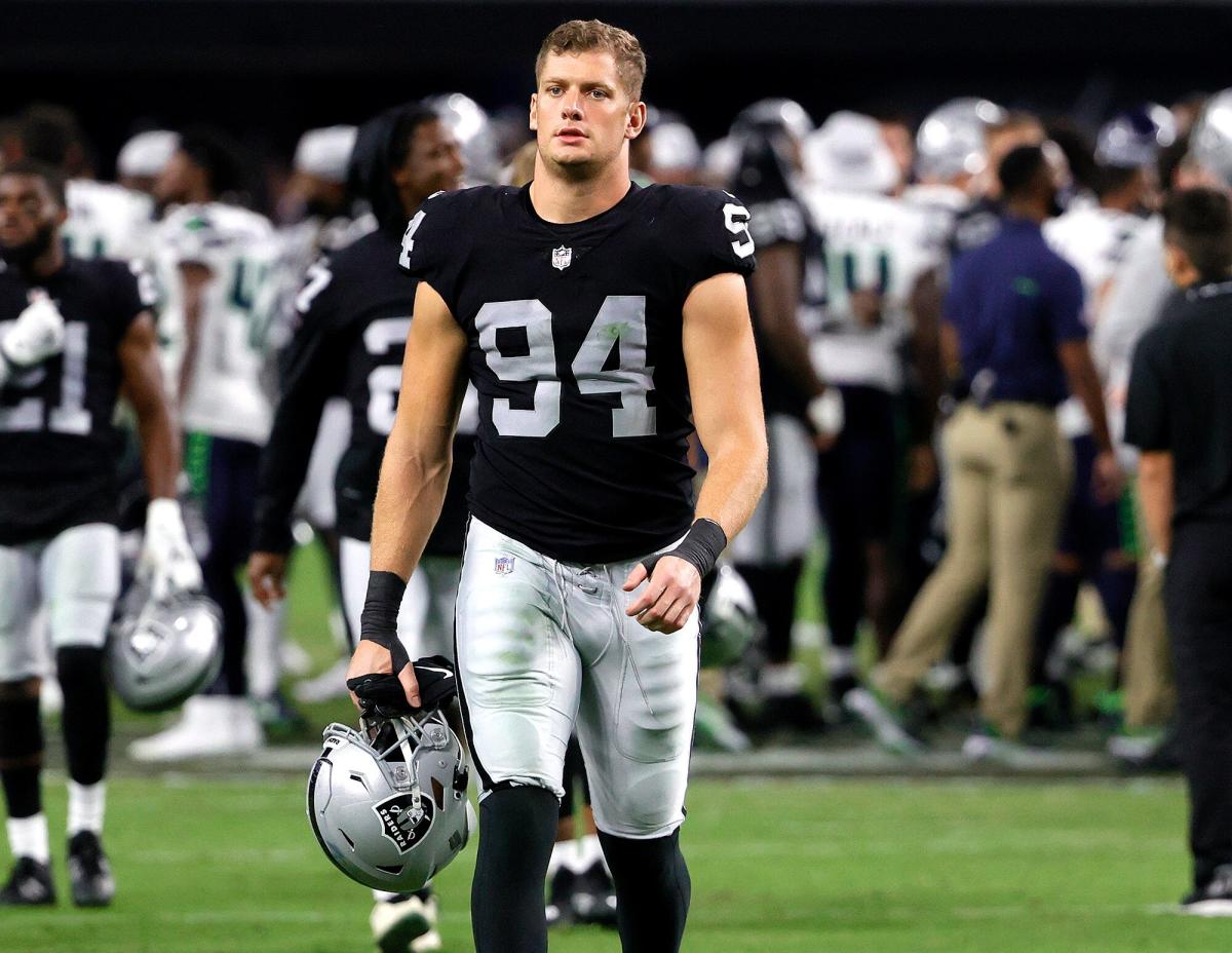 Raiders' Carl Nassib says: 'It's been good not to have to lie at