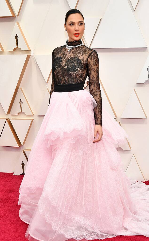 Gal Gadot, 2020 Oscars, Academy Awards, Red Carpet Fashions