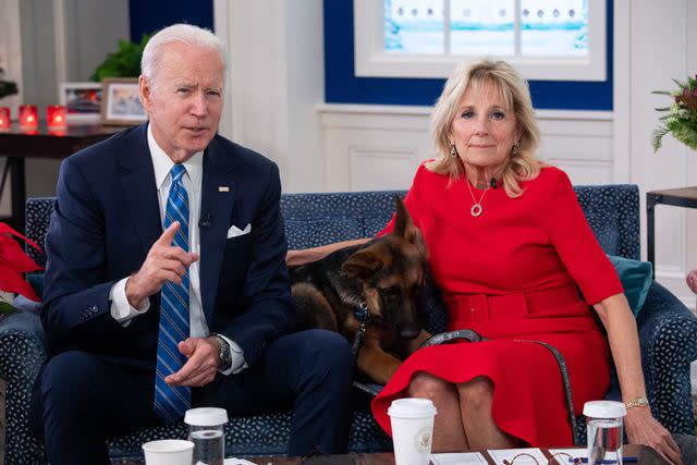 <p>SAUL LOEB/AFP via Getty</p> President Joe Biden and first lady Dr. Jill Biden