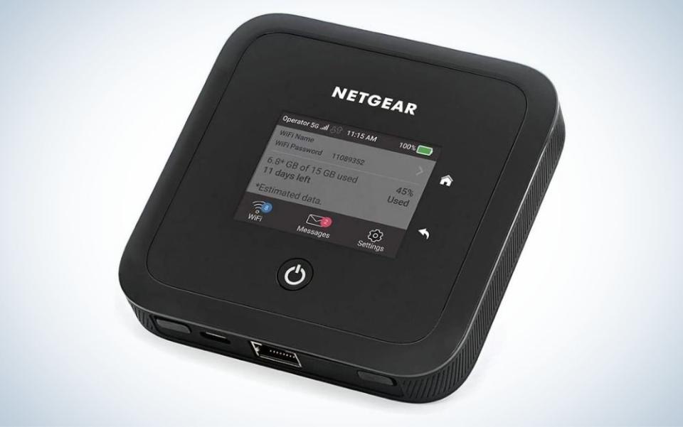 The Netgear Nighthawk M6 is the most portable Netgear router.