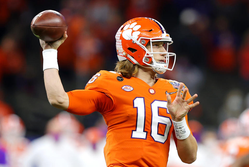 It would be stunning if Clemson QB Trevor Lawrence wasn't the first pick in the 2021 NFL draft. (Photo by Kevin C. Cox/Getty Images)