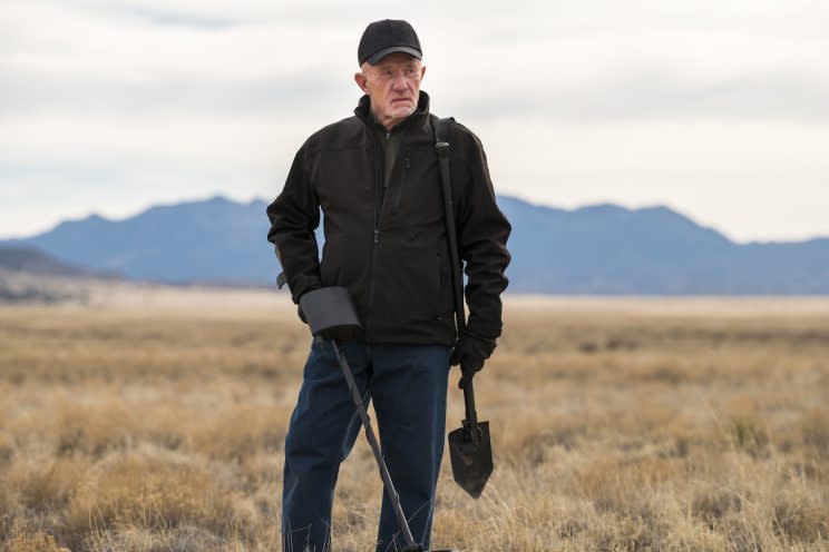 Jonathan Banks as Mike Ehrmantraut in AMC's Better Call Saul. (Credit: Michele K. Short/AMC/Sony Pictures Television)